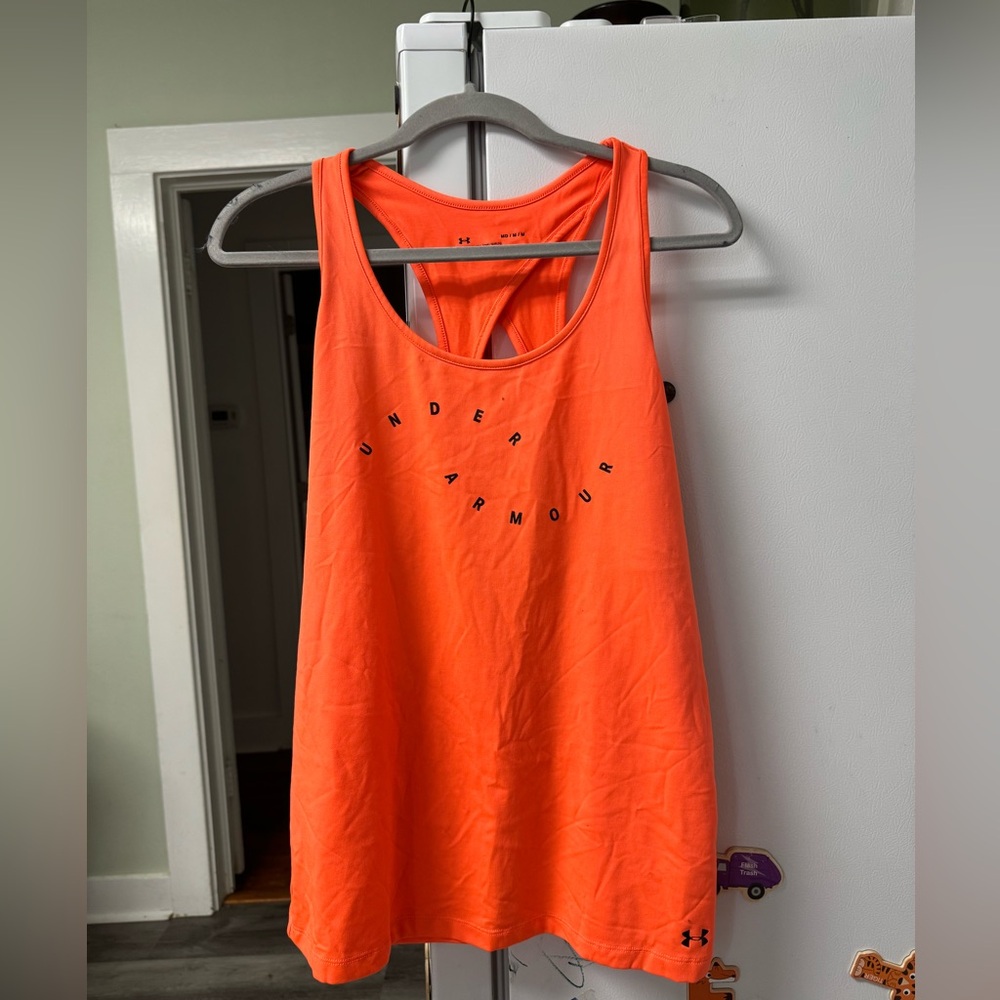 Under Armour Women's Bright Orange Tank Top
